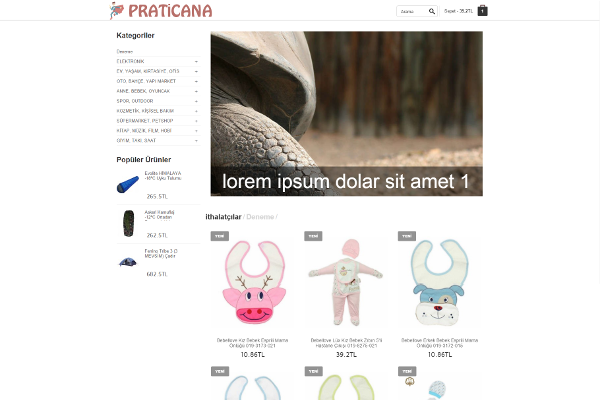 Praticana E-Ticaret Sistemi